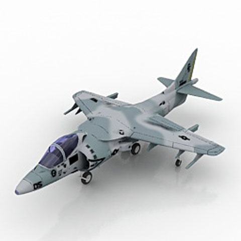 Free Airplane N7911 3D model for 3ds Max Library Download